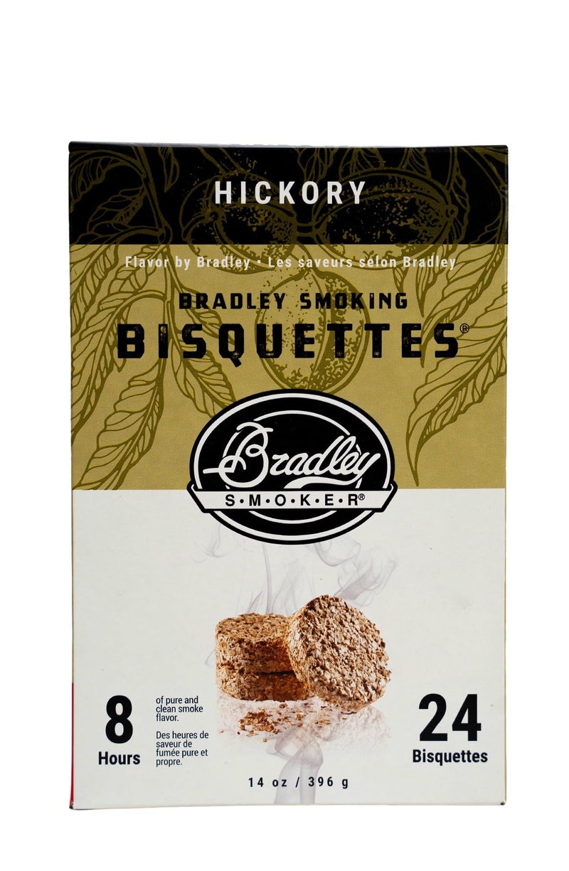 Bradley Smoker Bisquettes For Grilling and BBQ, Hickory Special Blend, 24 Pack - Image 1